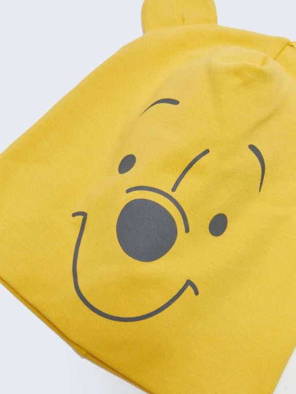 Winnie the Pooh Printed Baby Boy Beanie 2 Pieces