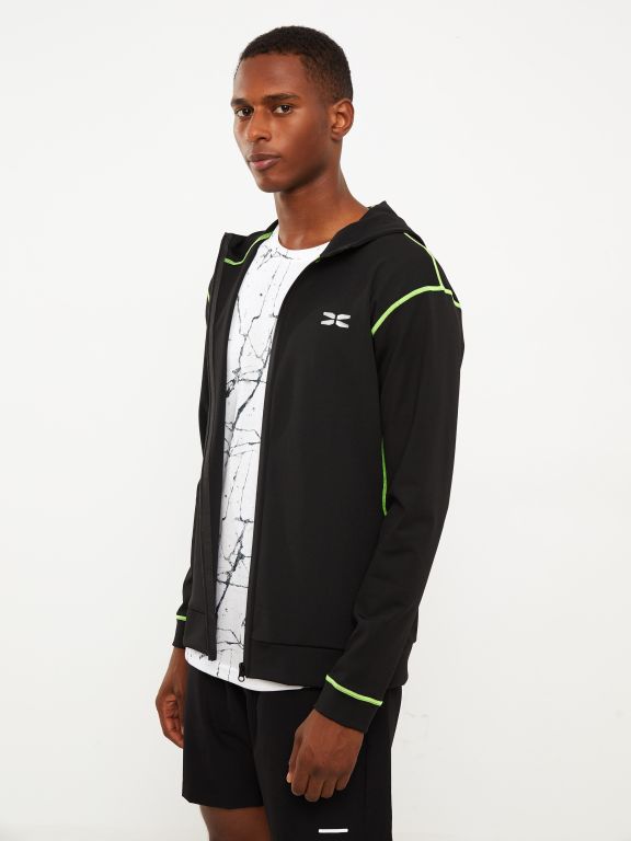 Slim Fit Hoodie Men's Sports Cardigan
