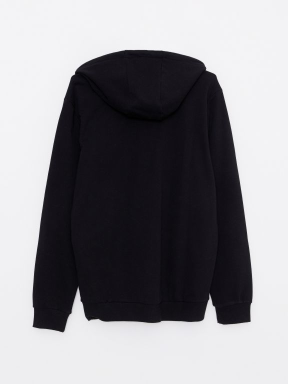 Standard Fit Hooded Men's Sports Cardigan