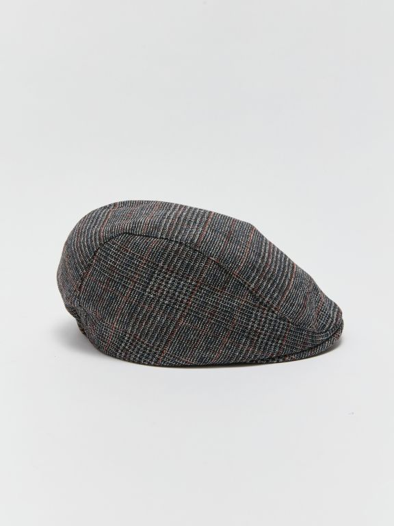 Checked Men's Flat Cap