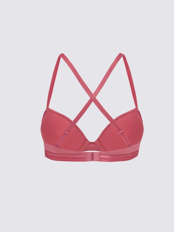 Underwire Half Filled Plain T-Shirt Bra