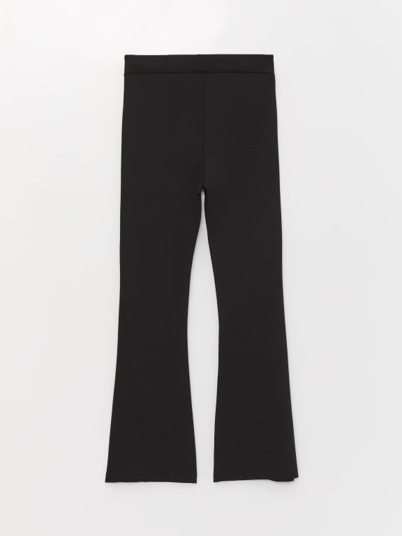 Elastic Waist Slim Fit Women's Trousers