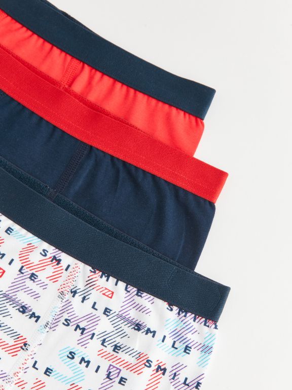 Printed Cotton Boy Boxer 3-Pack