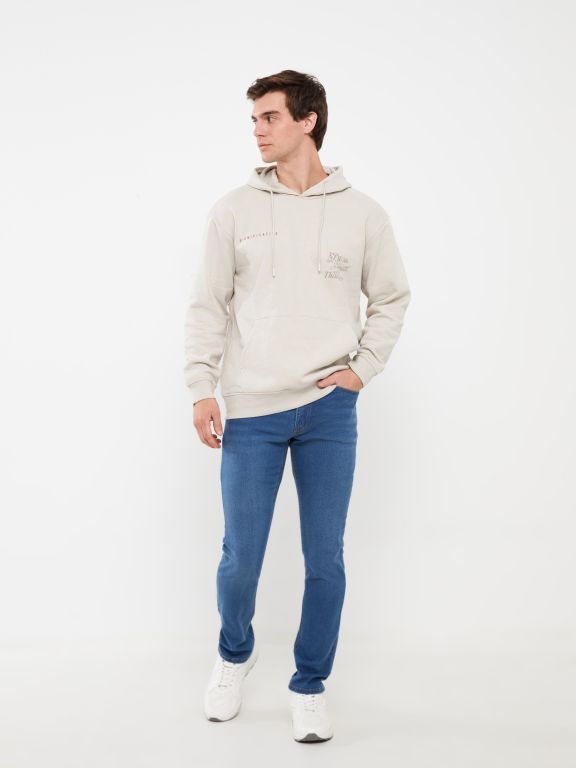 Hoodie Printed Long Sleeve Men's Hoodie
