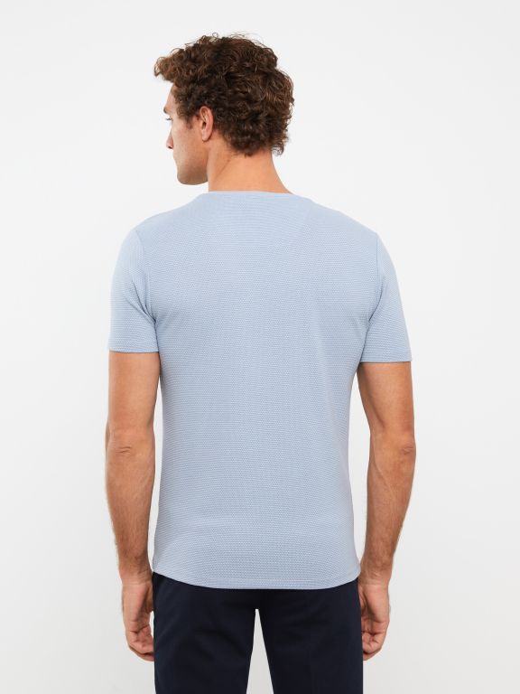 Crew Neck Short Sleeve Men's T-shirt
