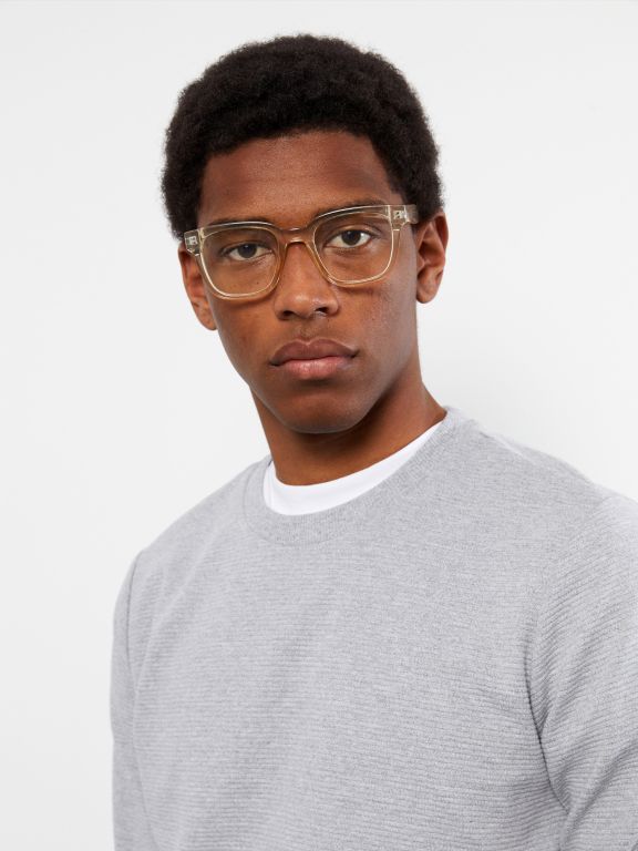 Crew Neck Long Sleeve Men's Sweatshirt