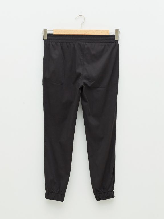 Elastic Waist Regular Pocket Detailed Women's Jogger Trousers