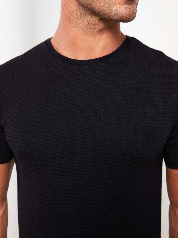 Crew Neck Short Sleeve Men's T-shirt