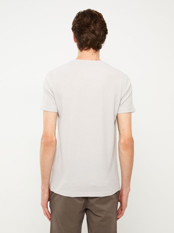 Crew Neck Short Sleeve Men's T-shirt