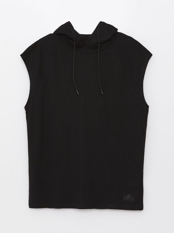 Men's Hooded Sleeveless T-Shirt
