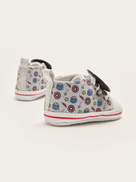 Marvel Licensed Patch Detail Baby Boy Pre-Toddler Shoes