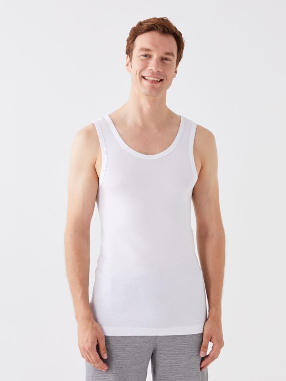 U Neck Combed Cotton Men's Athlete 2 Pack