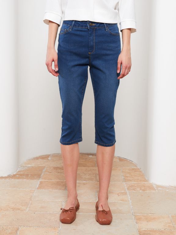 Slim Fit Straight Women's Rodeo Jean Capri