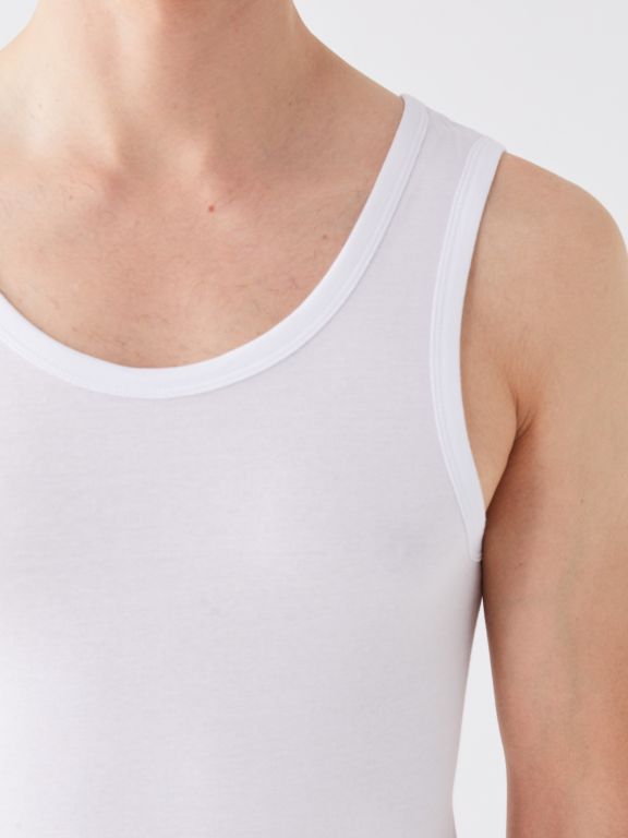 U Neck Combed Cotton Men's Athlete 2 Pack