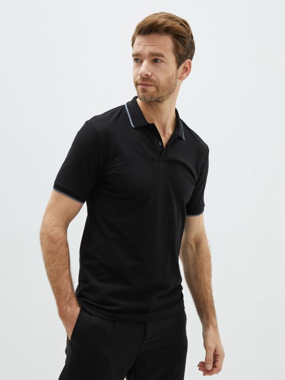 Polo Neck Short Sleeve Pike Men's T-shirt