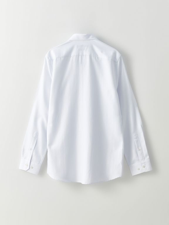 Slim Fit Long Sleeve Oxford Men's Shirt
