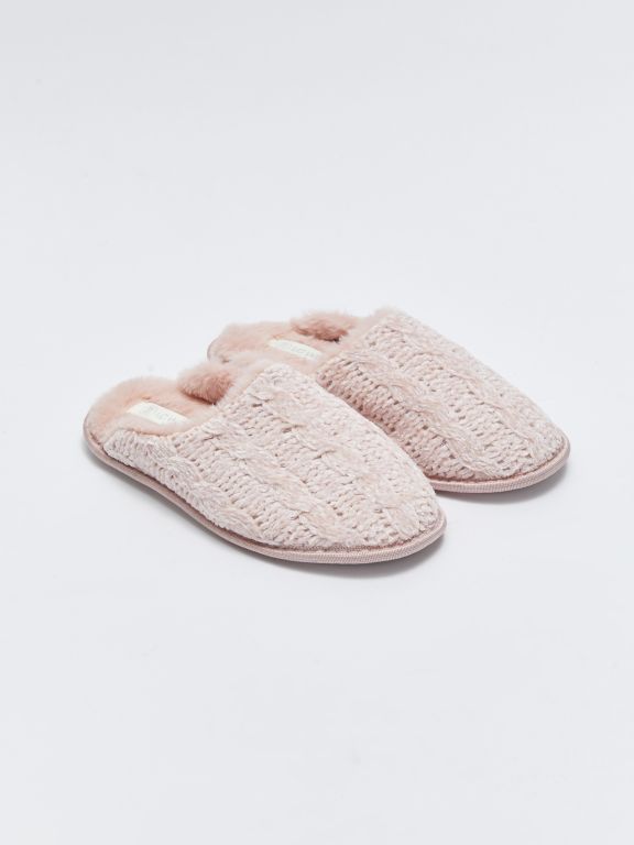 Self Patterned Women's House Slippers