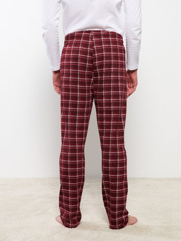 Standard Fit Plaid Men's Pajama Bottoms