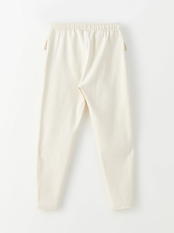 Elastic Waist Basic Girl Sweatpants