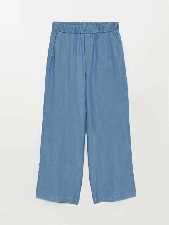Elastic Waist Comfortable Fit Women Jeans