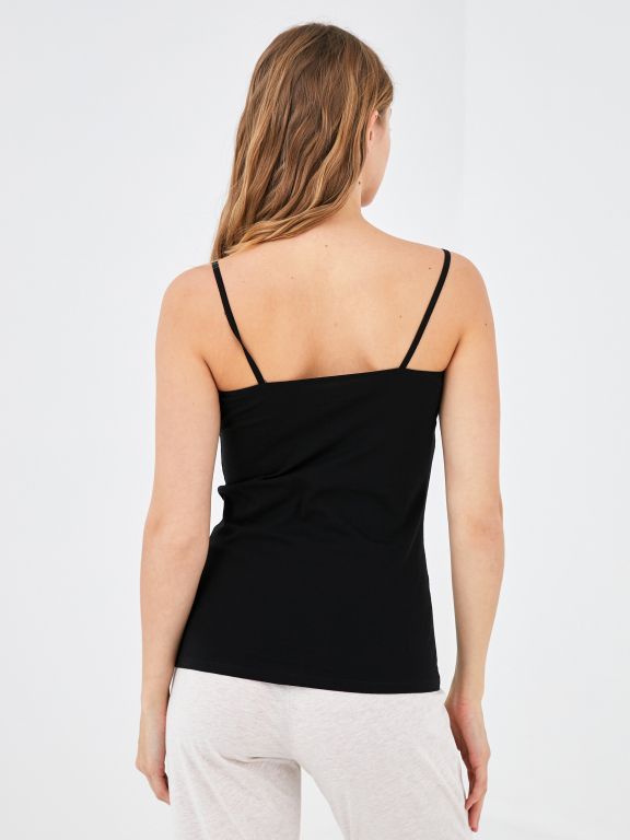 Plain Cotton Female Athlete With U Neck Straps