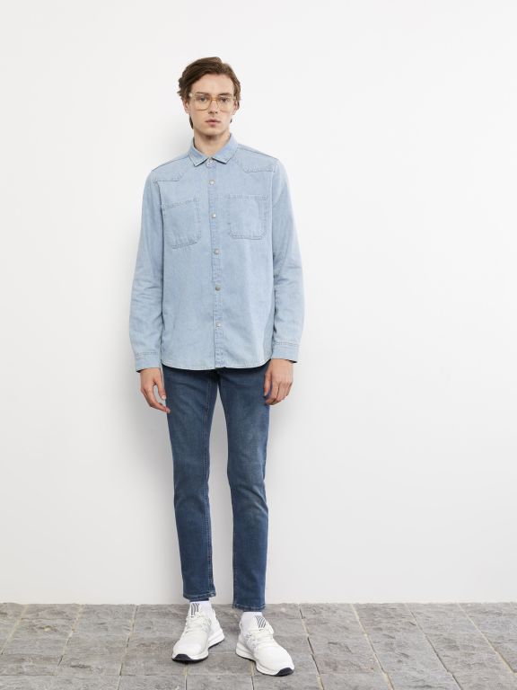 750 Slim Fit Men's Denim Trousers