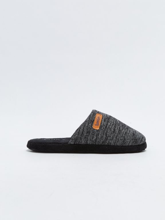 Printed Closed Front Men's Indoor Slippers