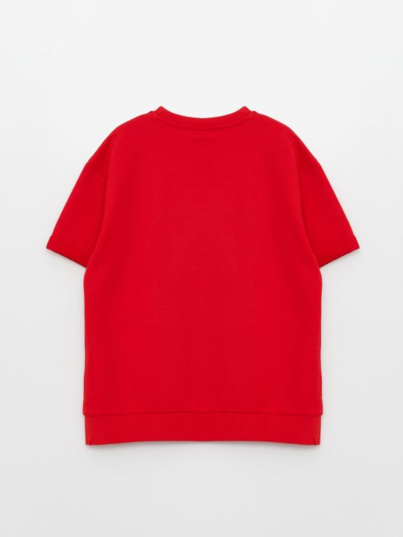 Comfortable Fit Crew Neck Spiderman Printed Boys T-Shirt