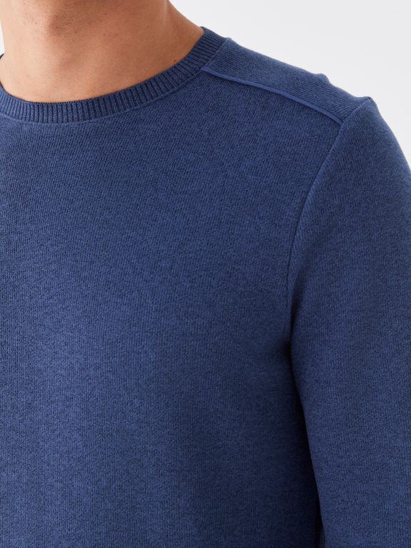 Crew Neck Long Sleeve Men's Sweatshirt