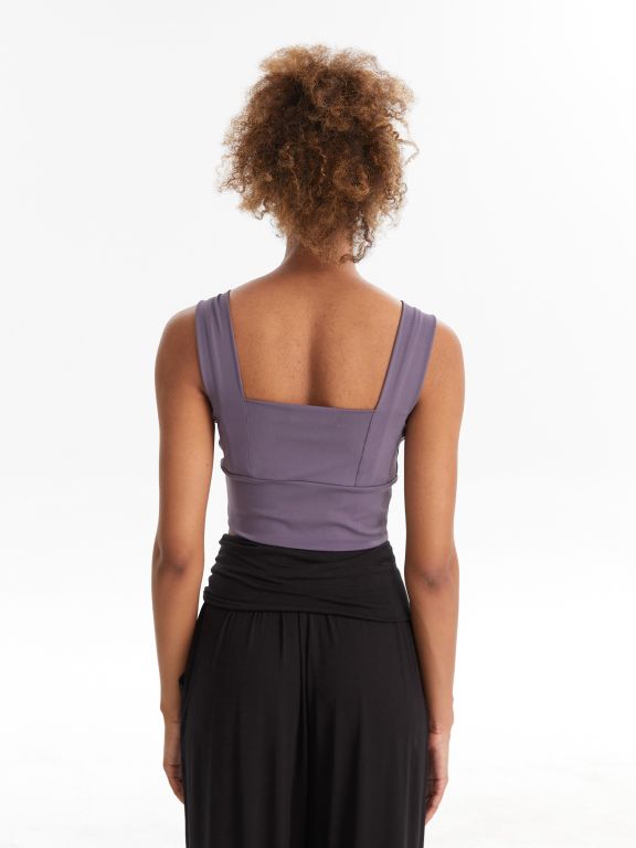 U Neck Straight Women's Sports Bustier