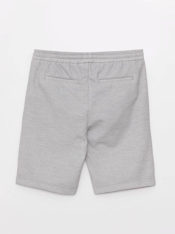 Slim Fit Binding Detail Men's Shorts