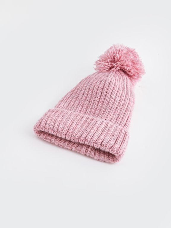 Pom Pom Detail Baby Girl Beanie