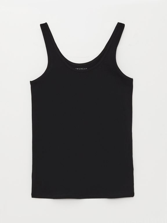 U Neck Regular Strappy Women's Singlet