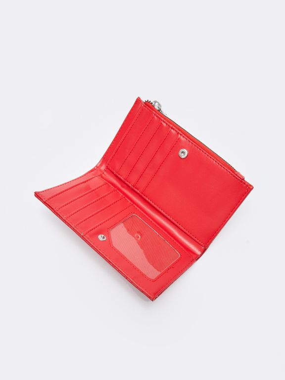 Leather Look Crocodile Patterned Women's Wallet