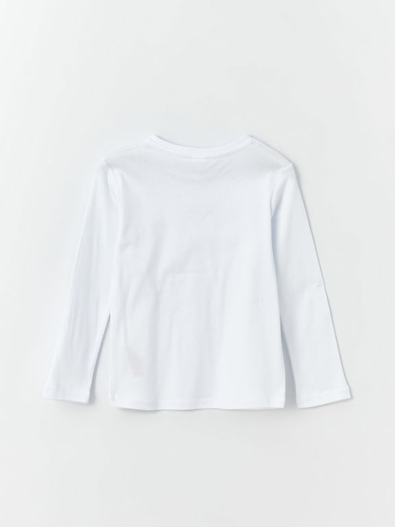 Crew Neck Basic Long Sleeve Boy Undershirt