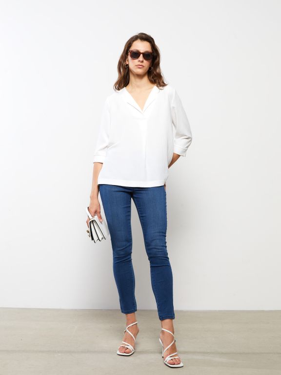 Skinny Fit Pocket Detailed Women's Rodeo Jeans