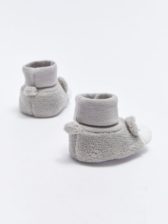 3D Applique Detailed Baby Boy Socks Pre-Toddler Home Boots