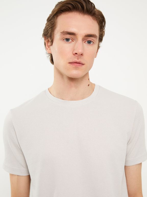 Crew Neck Short Sleeve Men's T-shirt