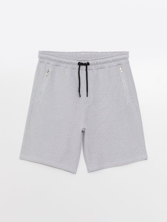 Slim Fit Binding Detail Men's Shorts
