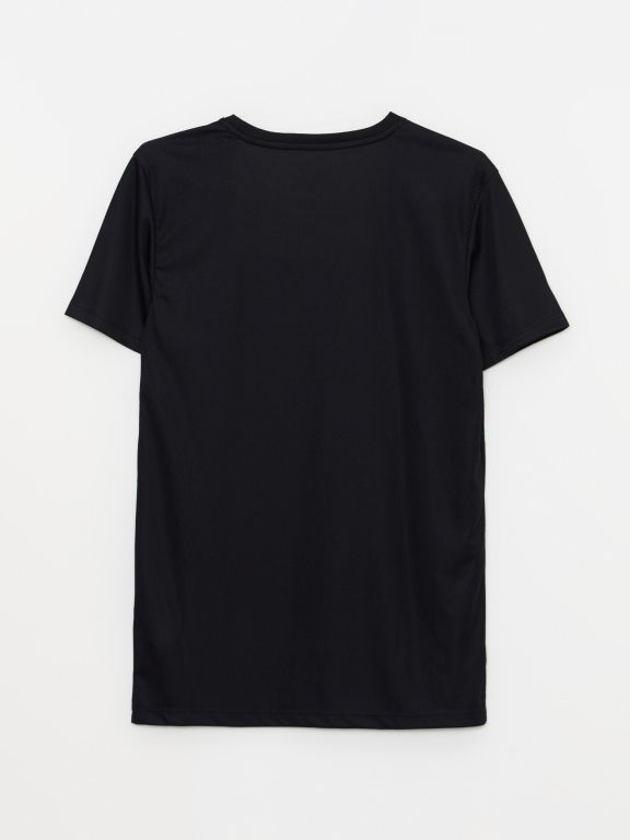 Crew Neck Short Sleeve Men's Sports T-Shirt