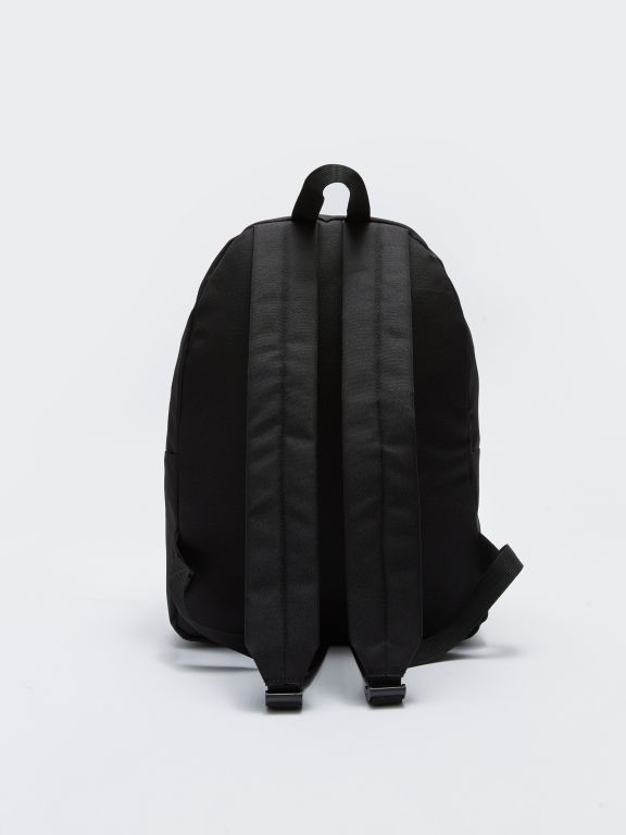 Label Printed Men's Backpack