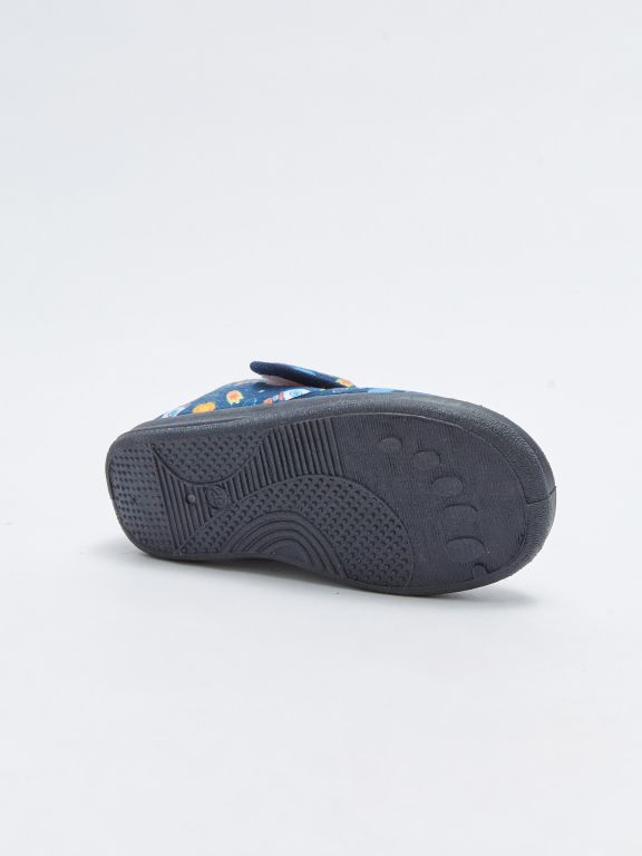 Printed Velcro Slippers for Boys