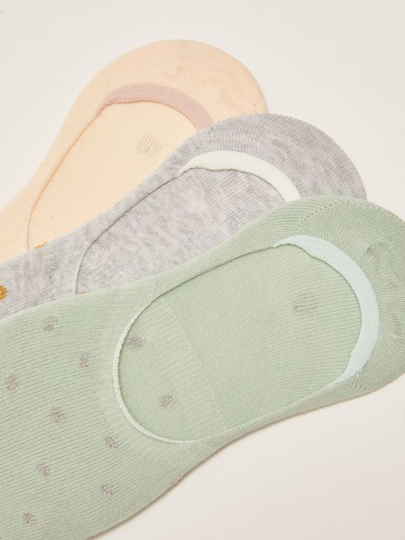 Polka Dot Women's Ballet Socks 3-Pack