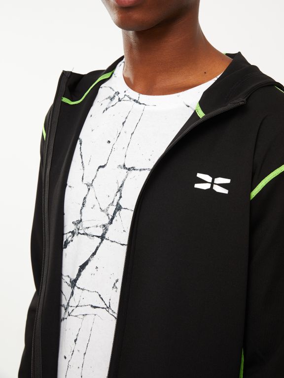 Slim Fit Hoodie Men's Sports Cardigan