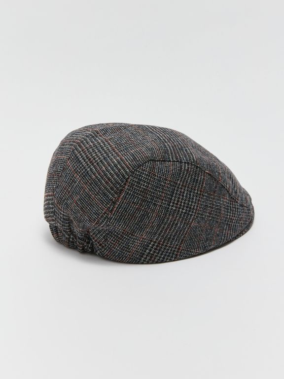 Checked Men's Flat Cap