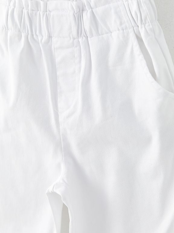 Basic Bell-Bottoms Girl Denim Trousers