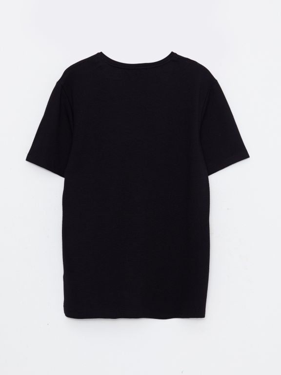 Crew Neck Short Sleeve Men's T-shirt