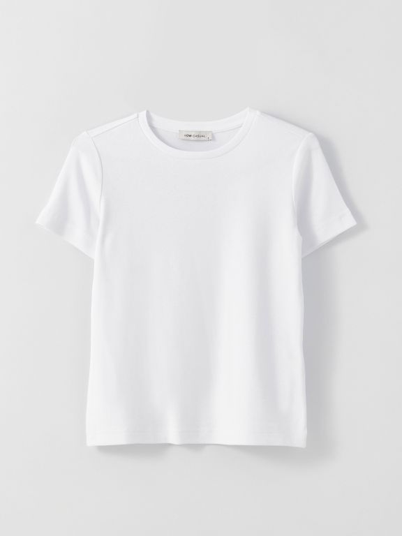 Crew Neck Regular Short Sleeve Women's T-shirt