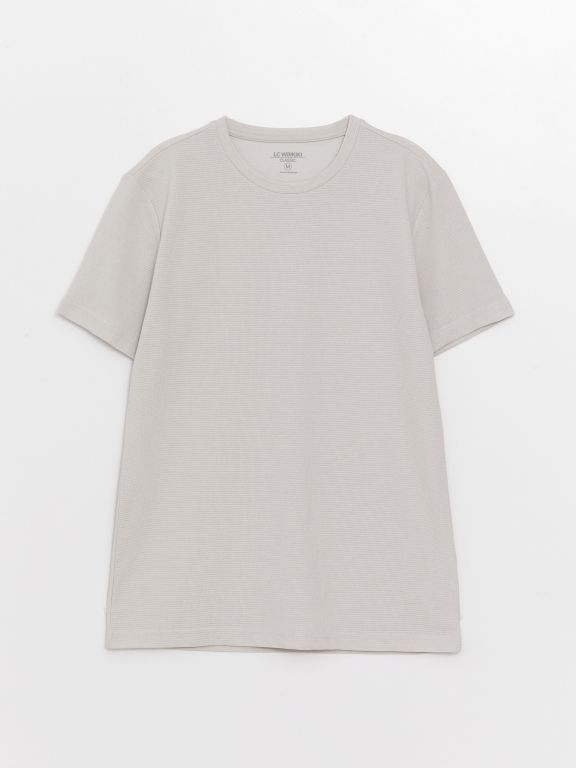 Crew Neck Short Sleeve Men's T-shirt