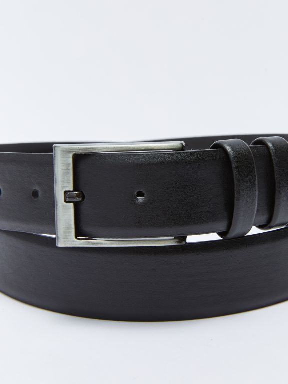 Leather Look Mens Chino Belt